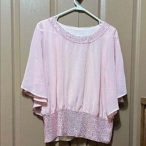 Elegant Pink Women's Top